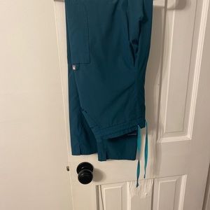 Figs scrub pants Caribbean blue